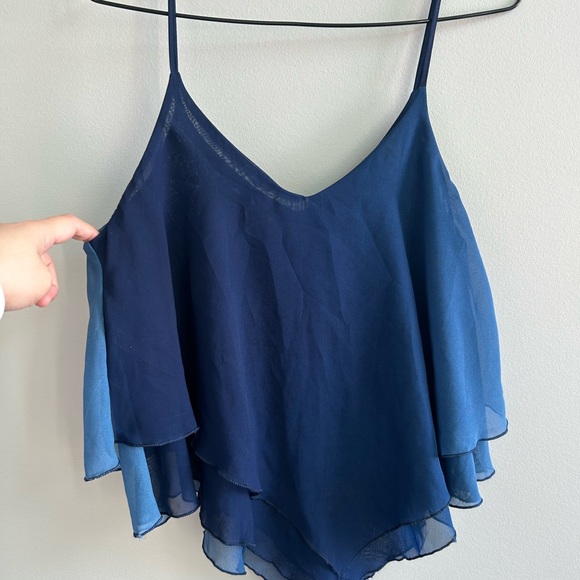 Chiffon spaghetti strap top - Picture 2 of 3